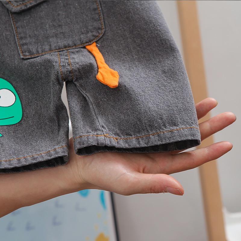 T-rex dungaree and t-shirt set