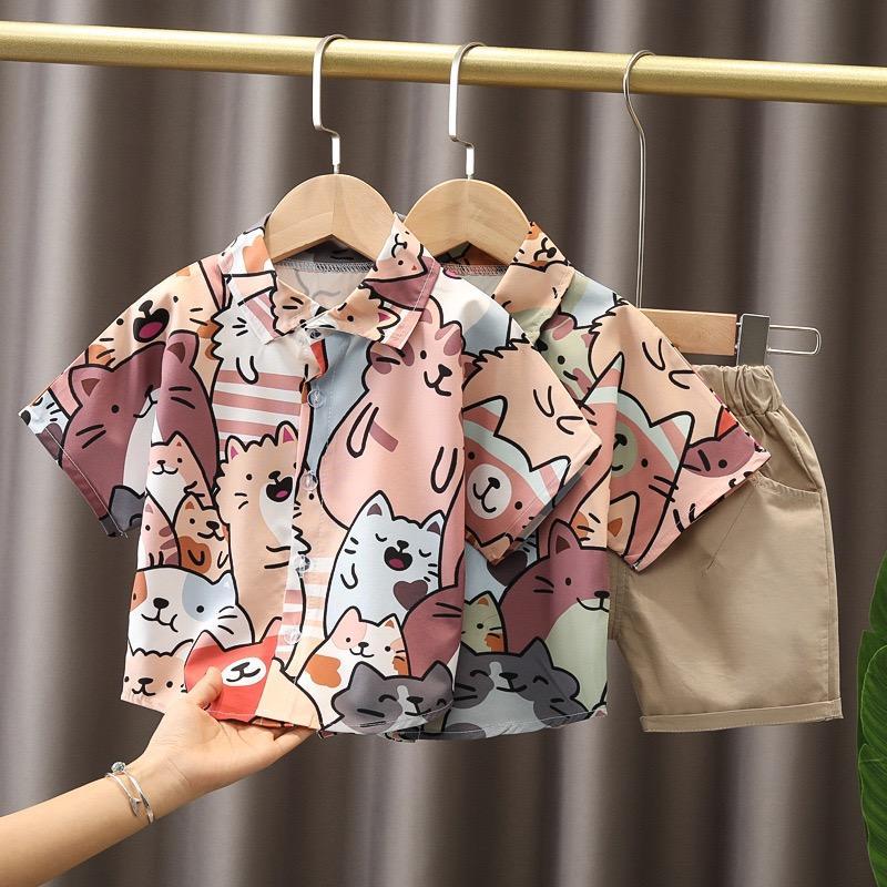 Cat Printed Set