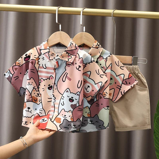 Cat Printed Set