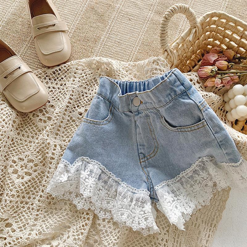 Flower Embroidered Top & Shorts Set