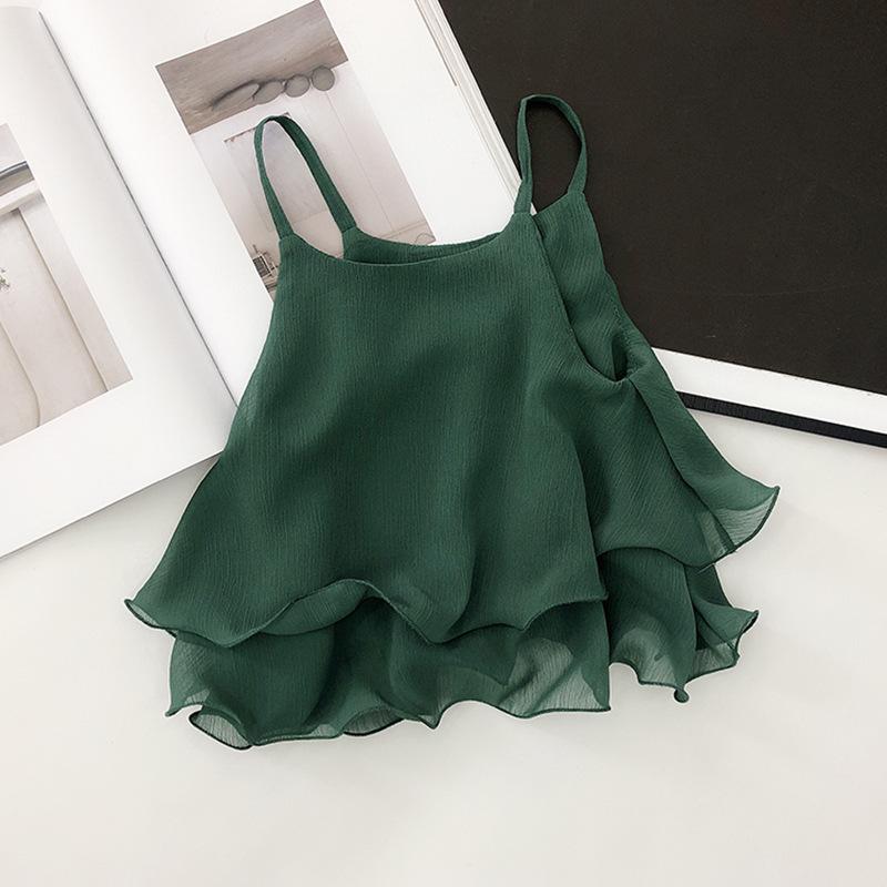 GREEN FRILL SET