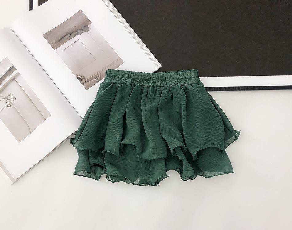 GREEN FRILL SET