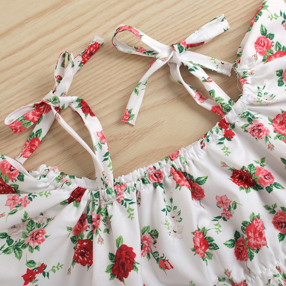 Floral off shoulder top and shorts set