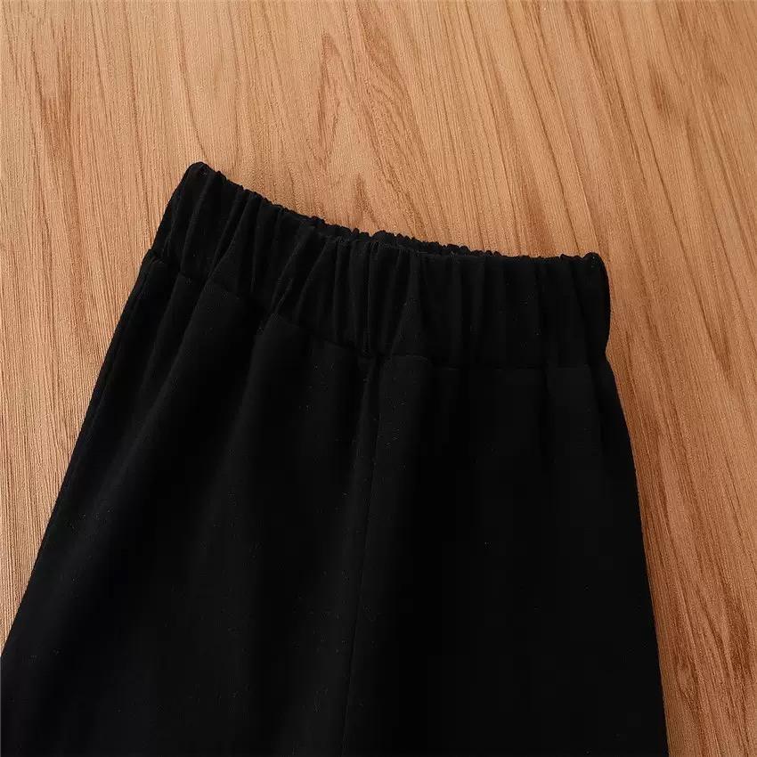 Black Off shoulder top and pant set