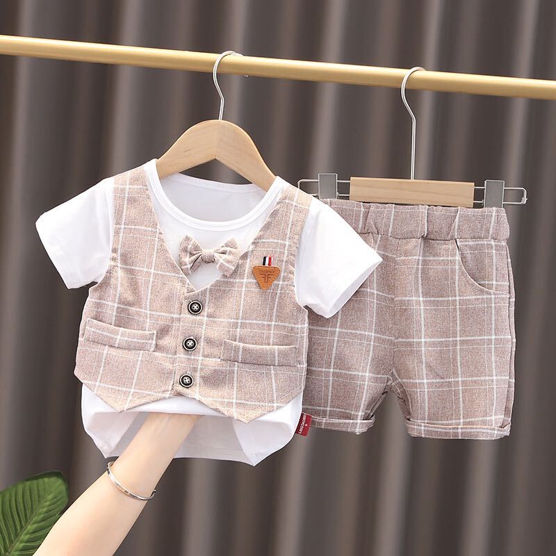 Checkered summer set
