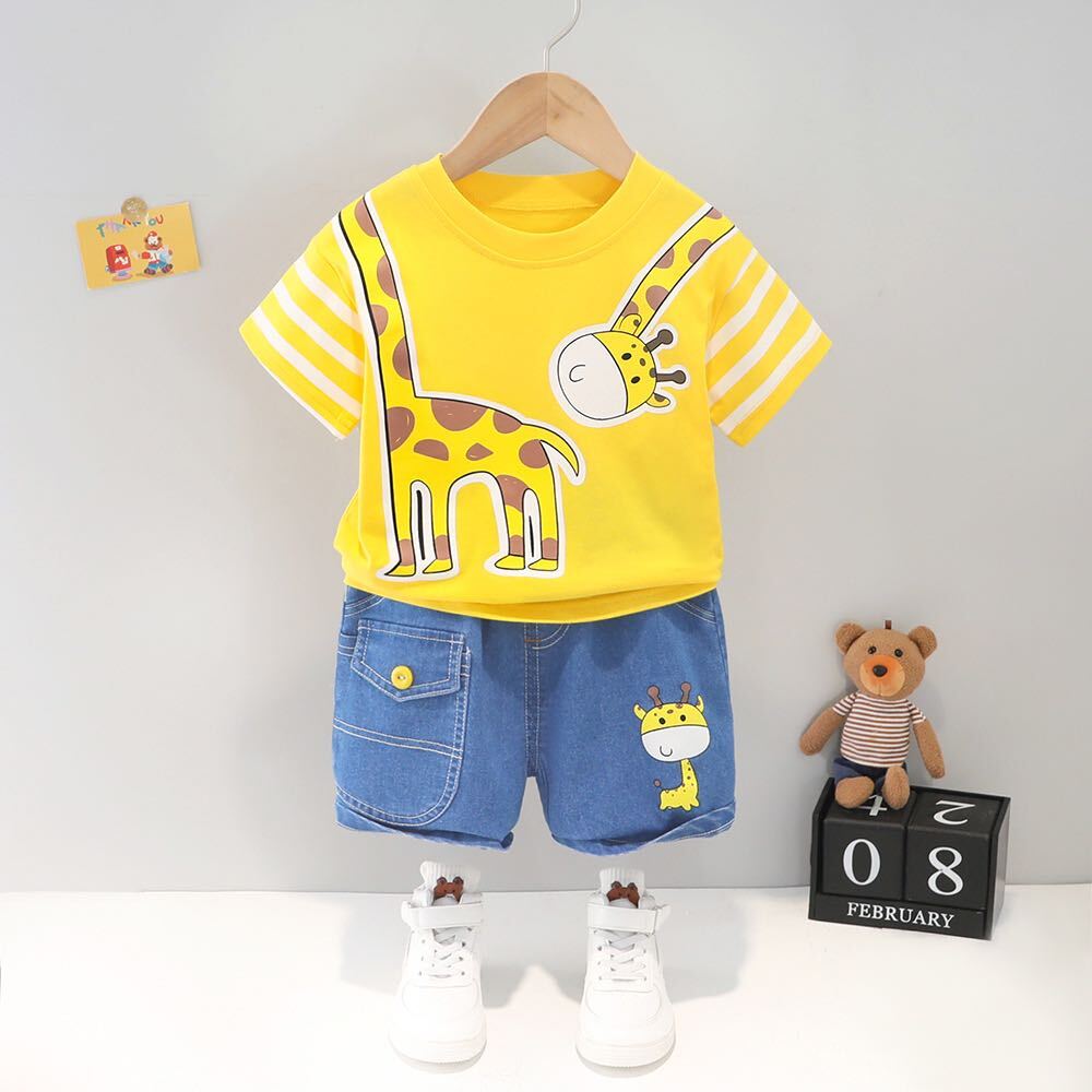Dino printed summer set