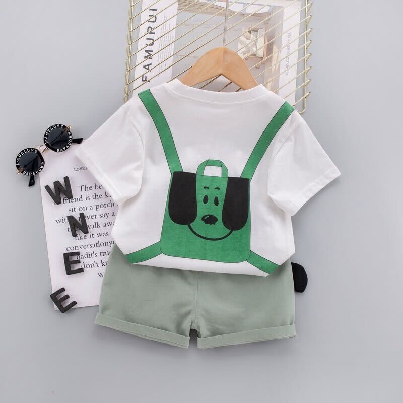 Puppy Bag Printed t-shirt set