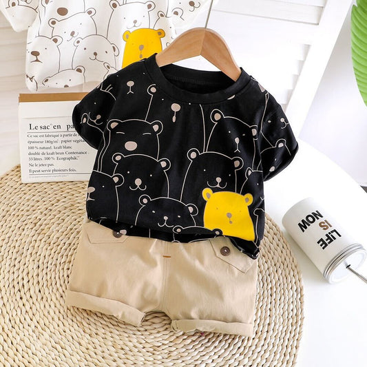 Teddy printed summer set