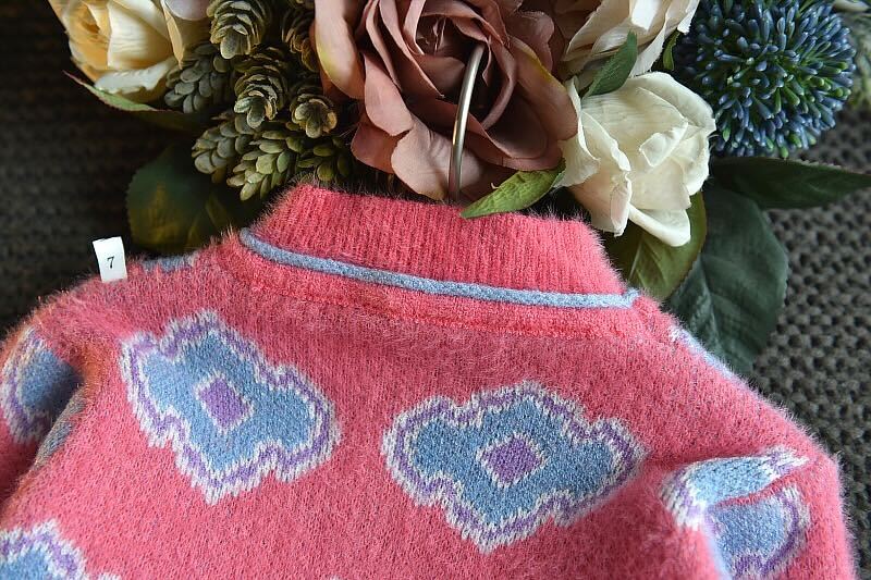 Wool top and skirt set