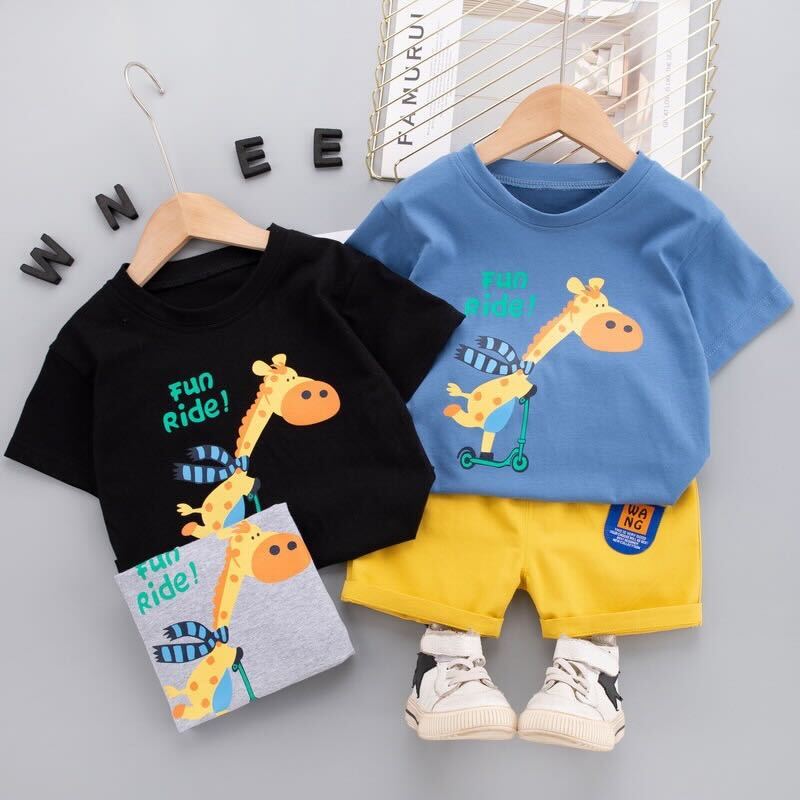 Giraffe Ride Set