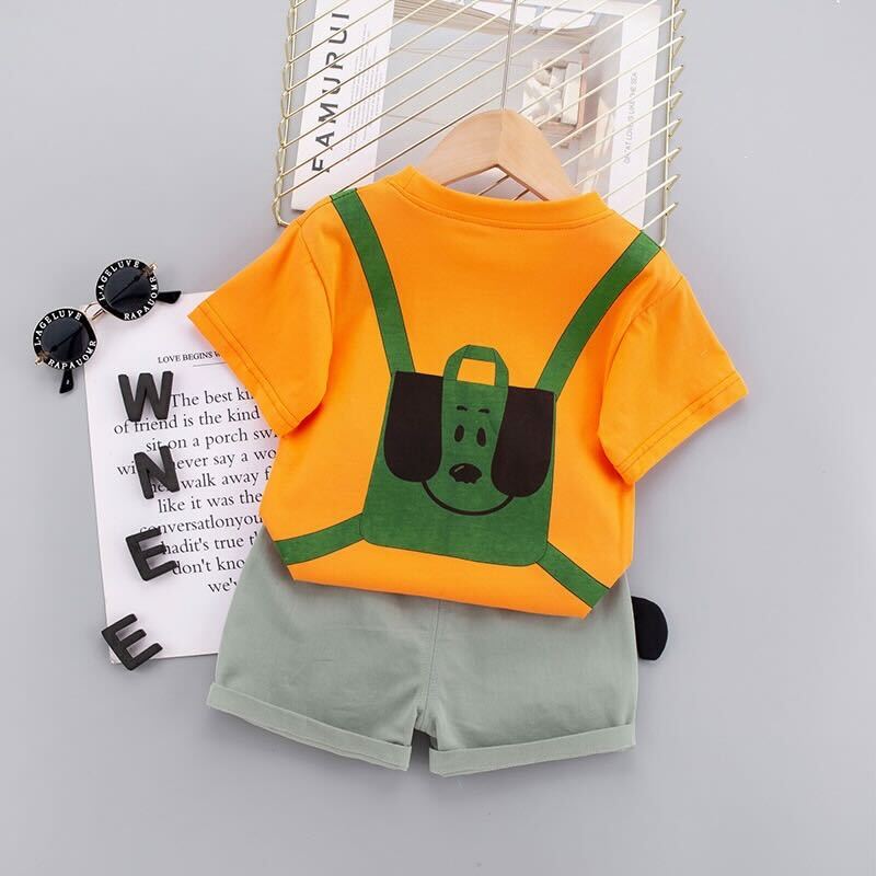 Puppy Bag Printed t-shirt set