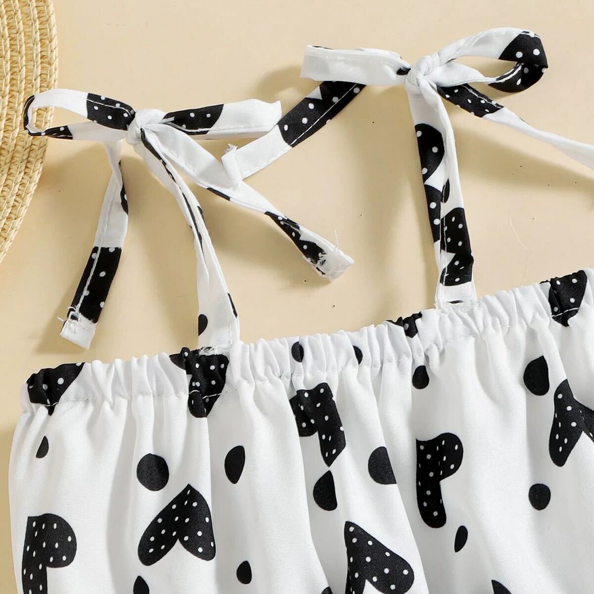 Heart printed jumpsuit