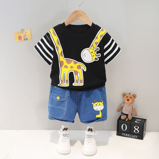 Dino printed summer set
