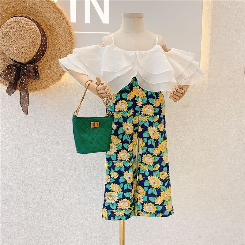Flare off shoulder top and palazzo set