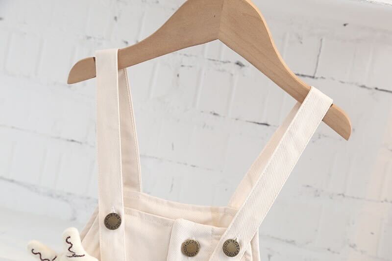Striped T-shirt and Dungaree Set
