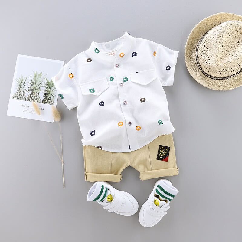 Teddy printed summer set