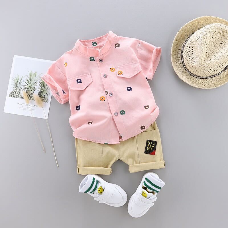 Teddy printed summer set
