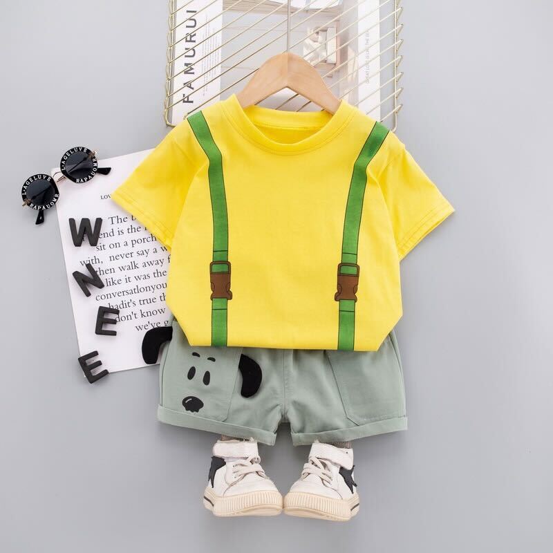 Puppy Bag Printed t-shirt set