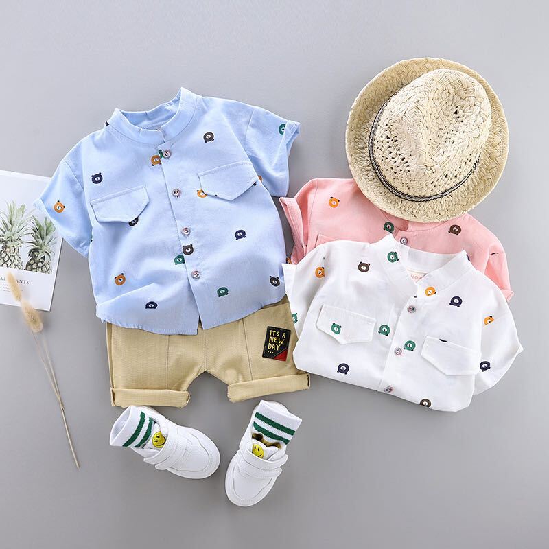 Teddy printed summer set