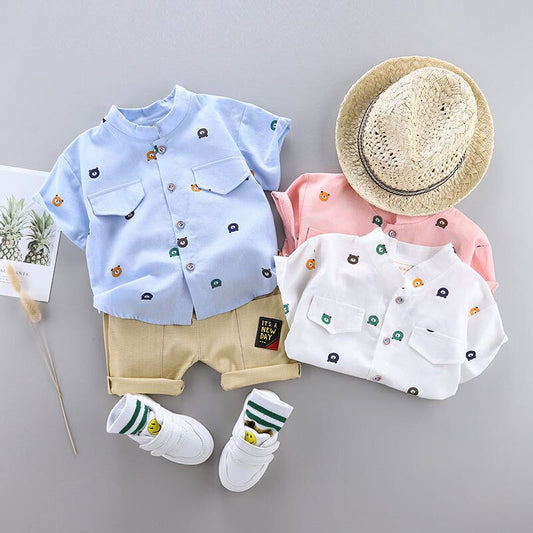 Teddy printed summer set