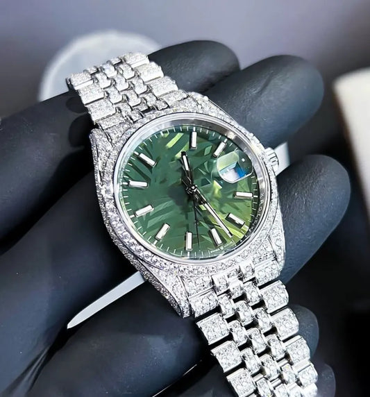 Green Dial Diamond Watch