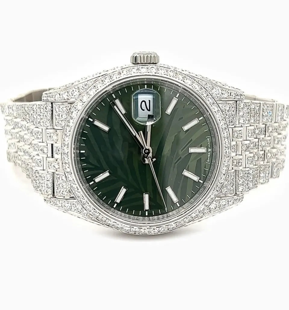 Green Dial Diamond Watch