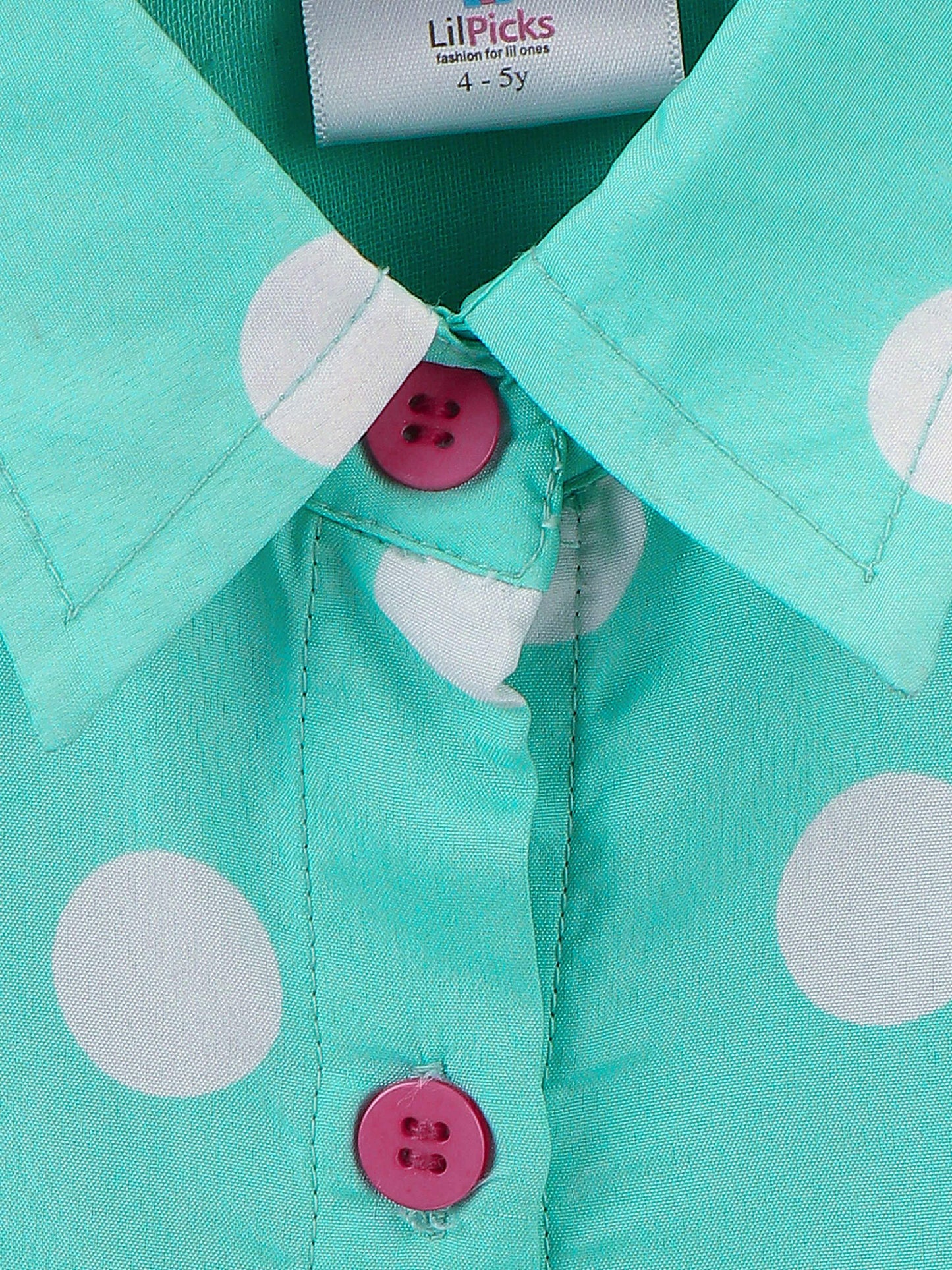 Powder Blue Polka Striped Full flared Jumpsuit