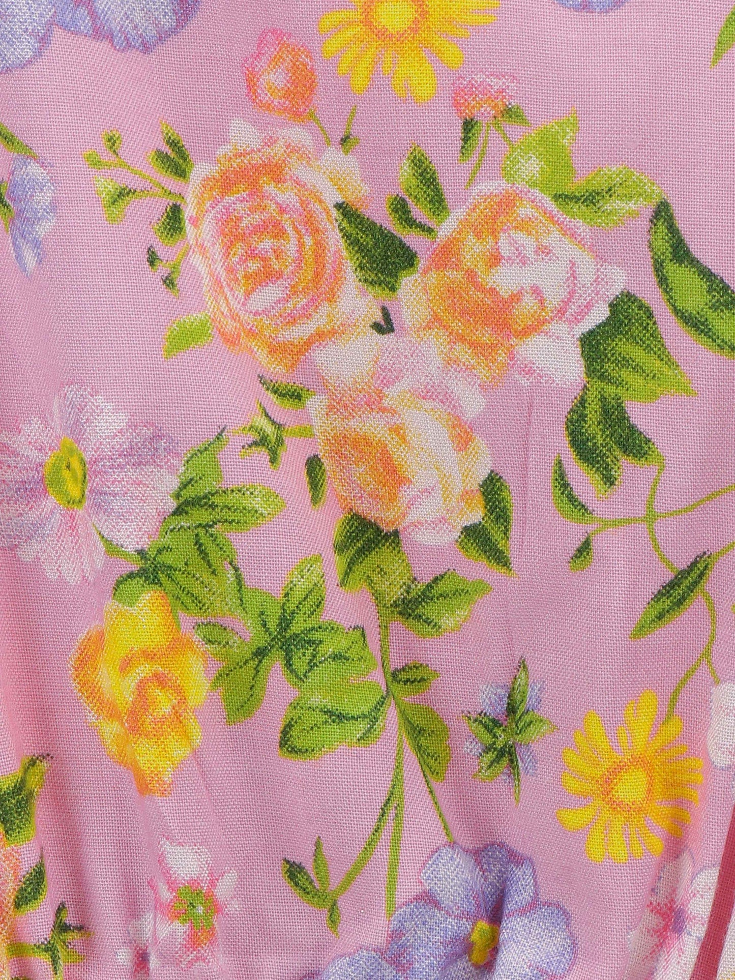Pink Floral Short Jumpsuit
