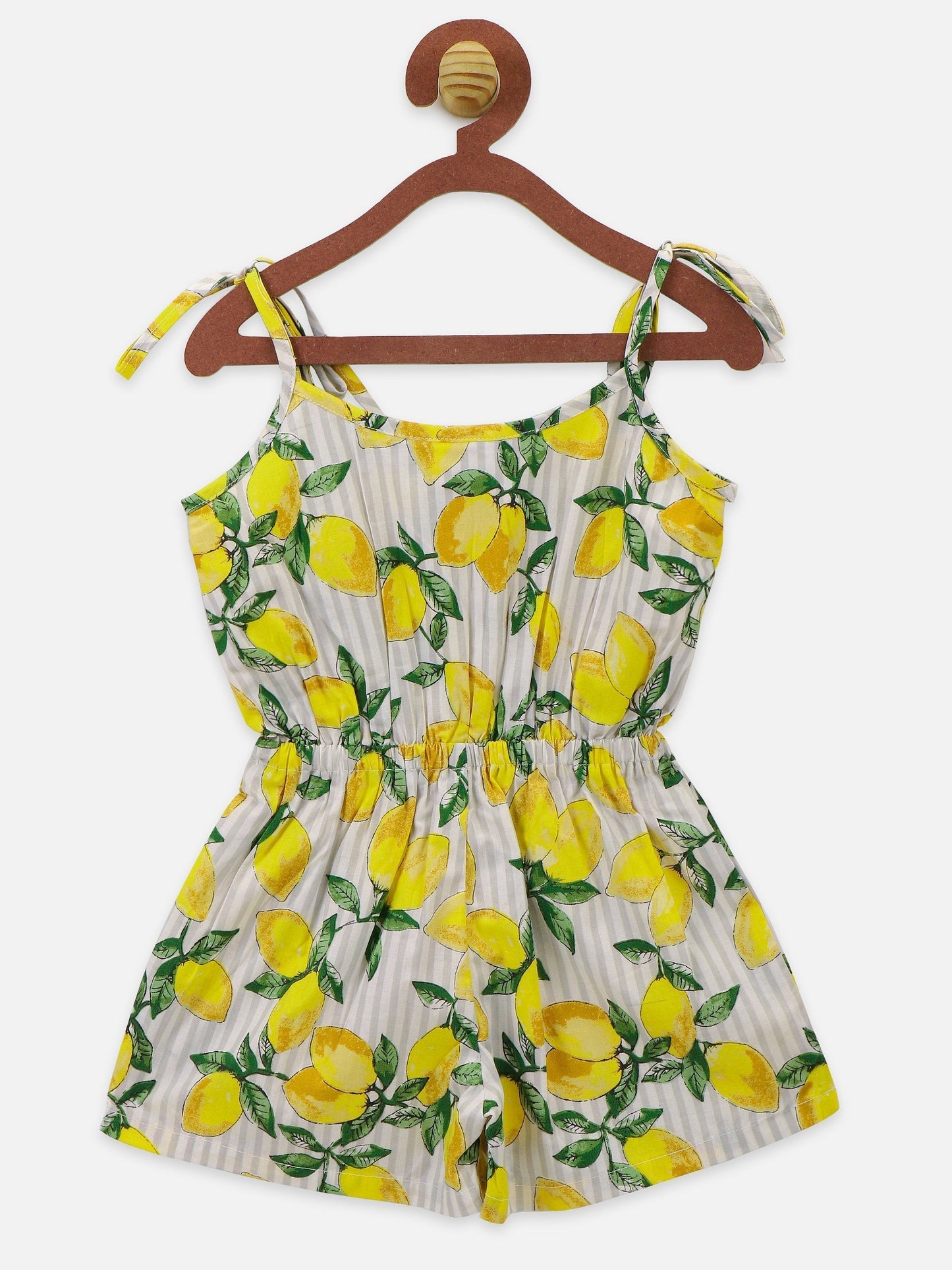 Yellow Lemon Short Jumpsuit