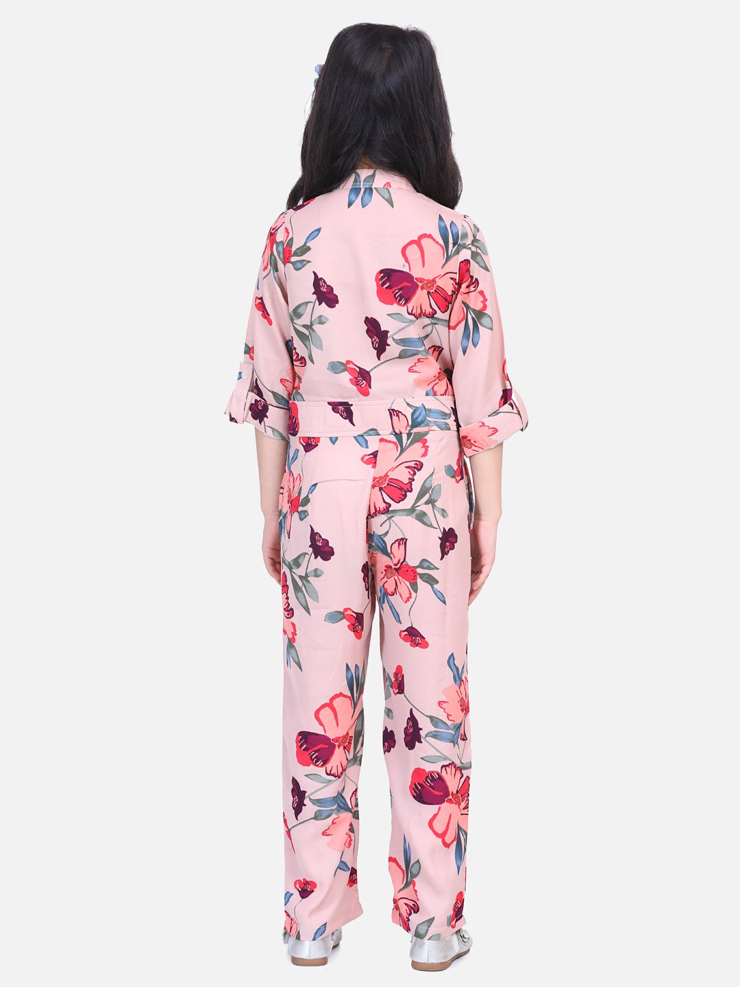 Floral Beige Classic Jumpsuit