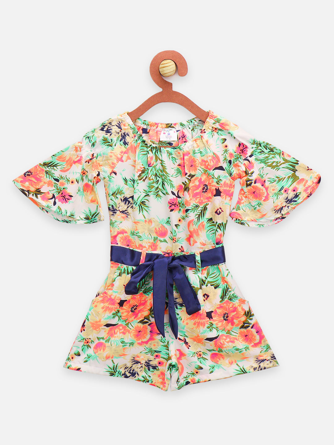 Jungle Print Short Jumpsuit