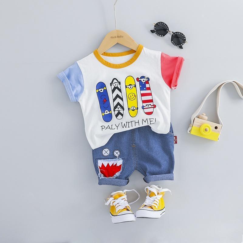 Skate-Board Printed Summer Set