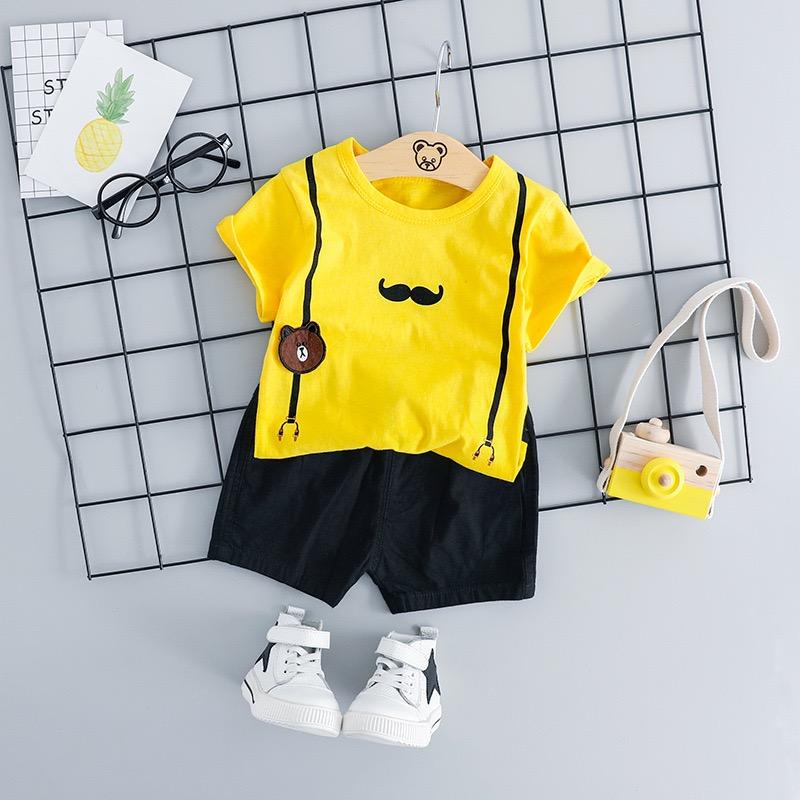 Suspender Printed Summer Set