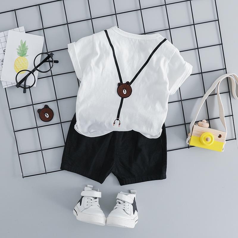 Suspender Printed Summer Set