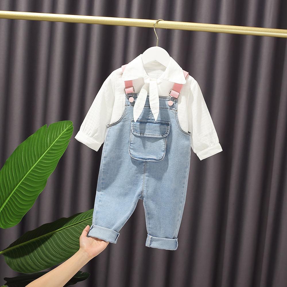 Wing Denim Dungaree With Shirt
