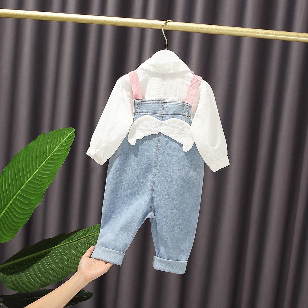 Wing Denim Dungaree With Shirt