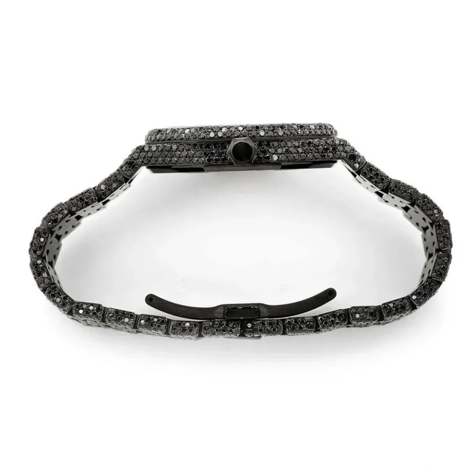 Luxurious Dial Black Diamond Watch