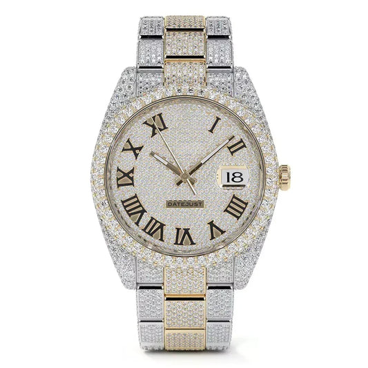 Exquisite 41mm Roman Numeral Dial Watch