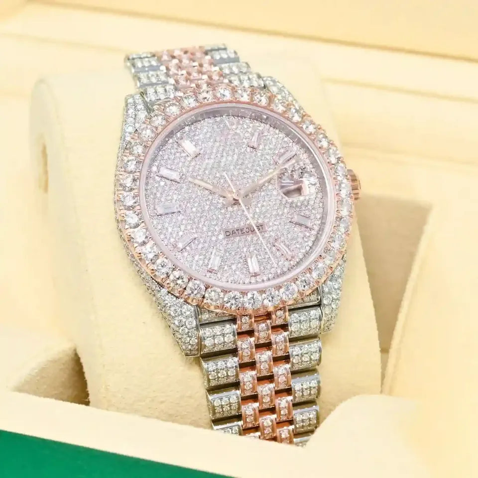 RAINBOW DIAL DIAMOND WATCH