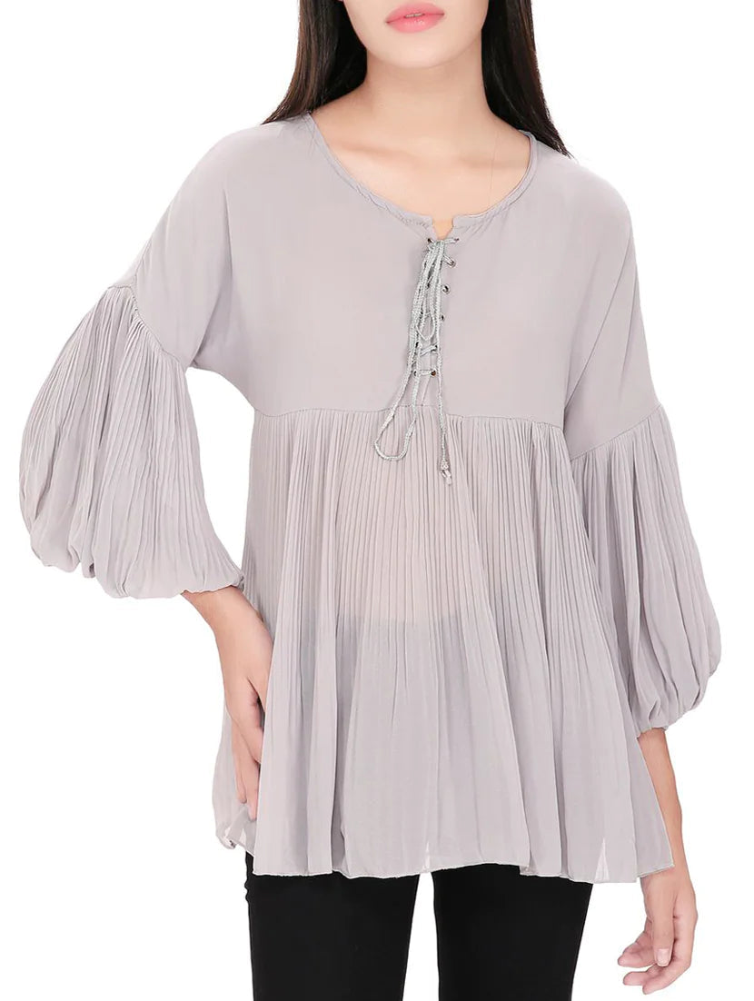 Purple Solid Top