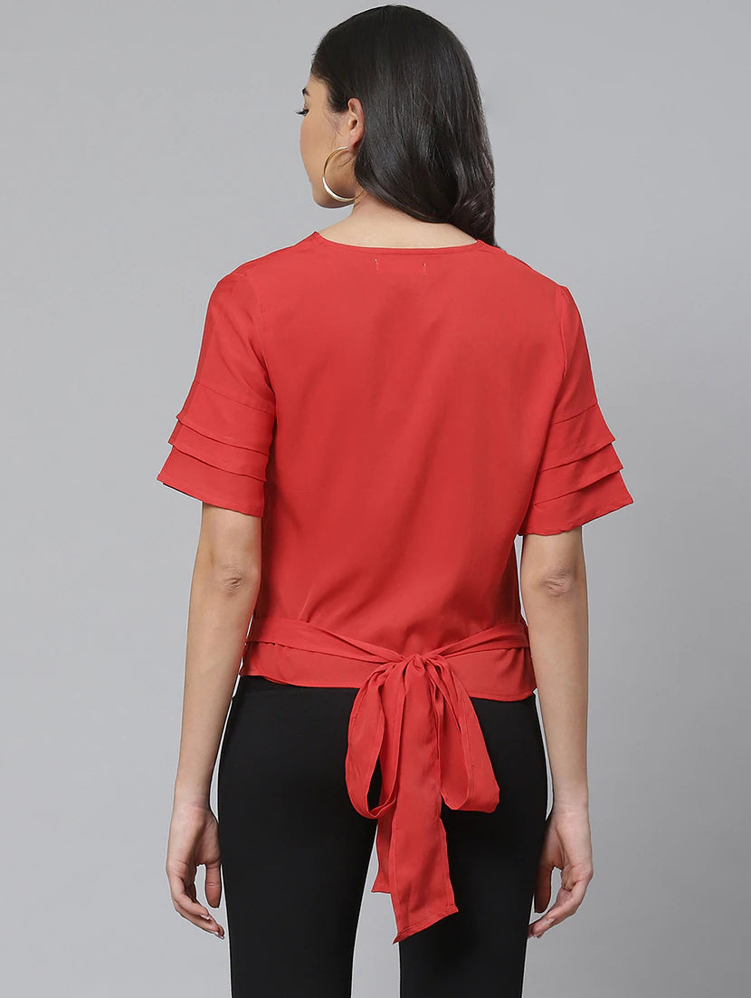 Tie Back Solid Top
